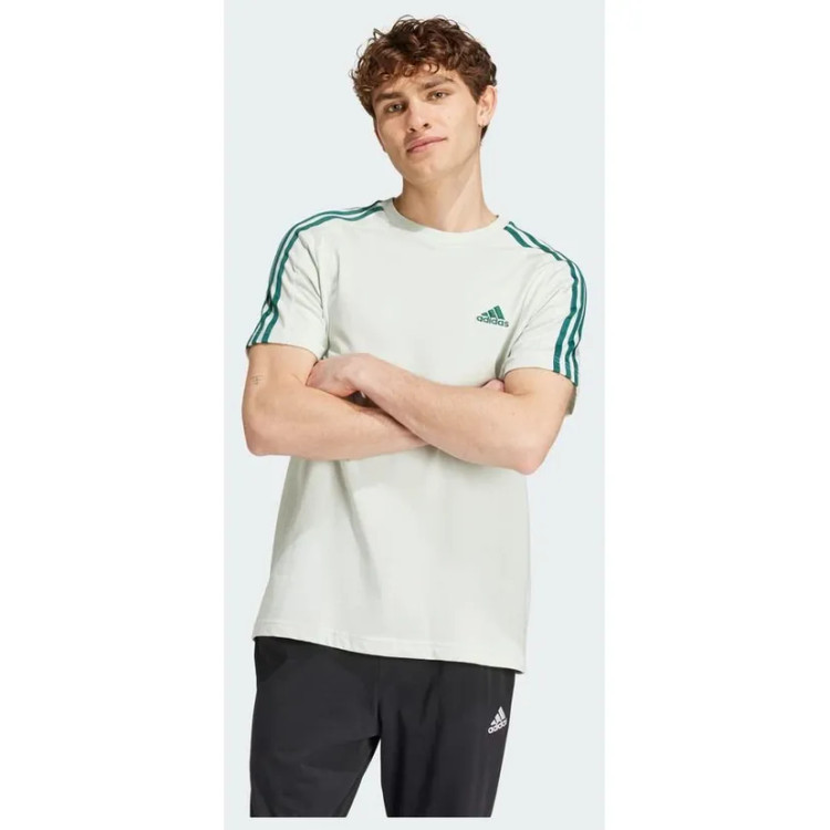 تیشرت مردانه آدیداس (Adidas) طرح سه خط - رنگ سبز نعنای